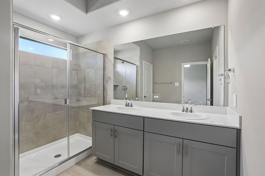 Furnished interior view inside a new home in Stella Hills, Denton (Image 12).