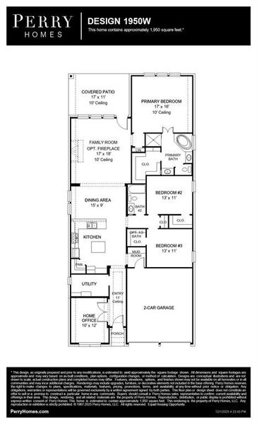 2D floor plan layout of this home in Meraki, Forney, TX (Image 2).