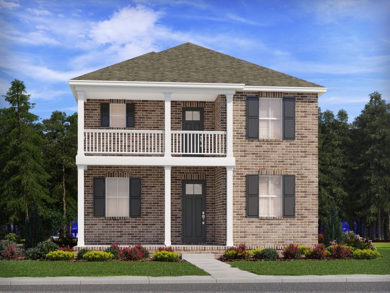 Representative exterior photo of a completed home built from the Fraser - B by Meritage Homes in Benders Cove - Premier Series, Mount Juliet, TN (Image 1). Representative exterior photo of a completed home built from the Fraser - B by Meritage Homes in Benders Cove - Premier Series, Mount Juliet, TN (Image 1).