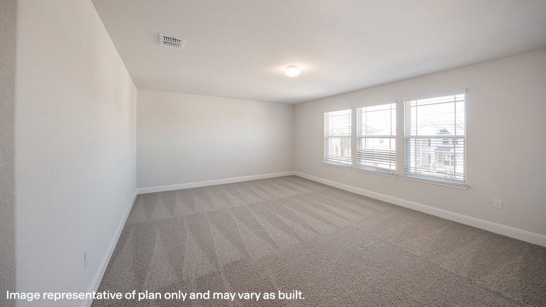 Representative unfurnished interior of a home built from the The Salerno by D.R. Horton in Steele Creek, Cibolo (Image 19).