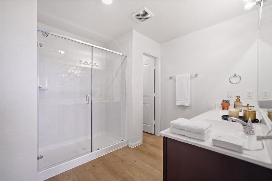 Furnished interior view inside a new home in Austin Point, Richmond (Image 35).