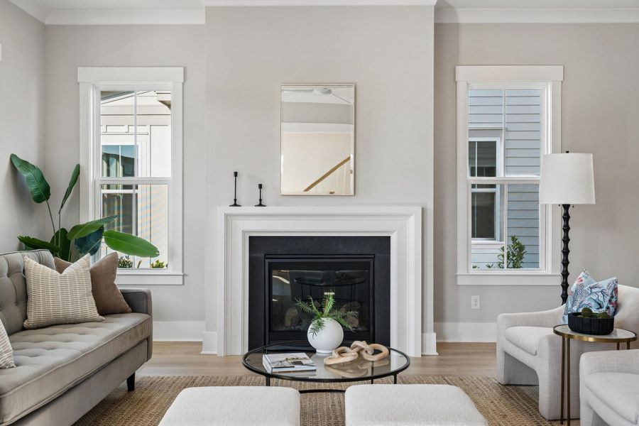 Furnished interior view inside a new home in Nexton, Summerville (Image 7). Furnished interior view inside a new home in Nexton, Summerville (Image 7).