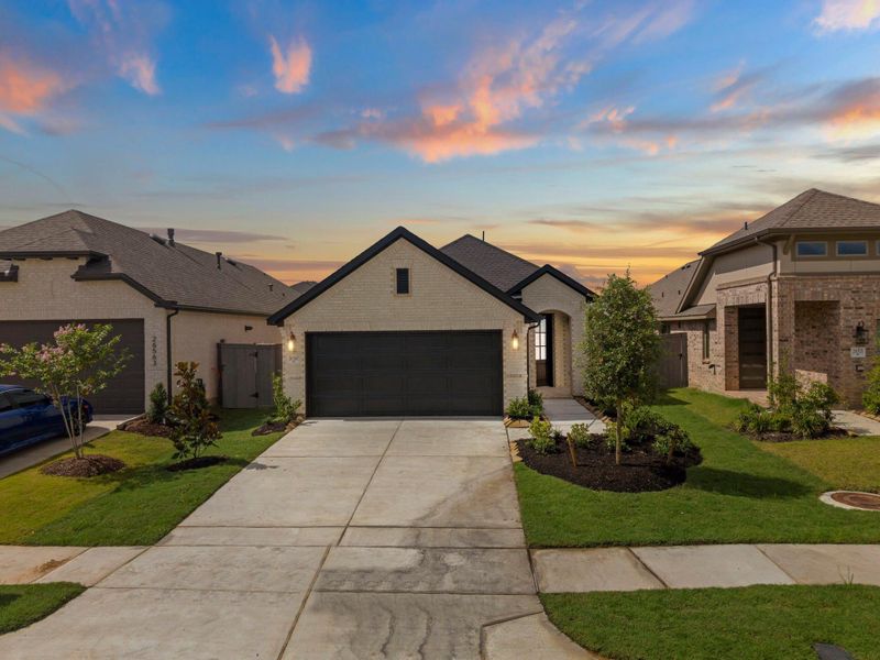Front exterior of a new home in Jubilee, Hockley, TX, highlighting curb appeal (Image 21). Front exterior of a new home in Jubilee, Hockley, TX, highlighting curb appeal (Image 21).
