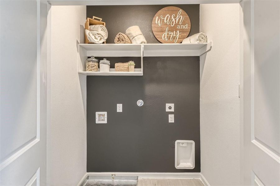 Close-up of interior finishes inside a home in Bridgeland, Cypress (Image 19).