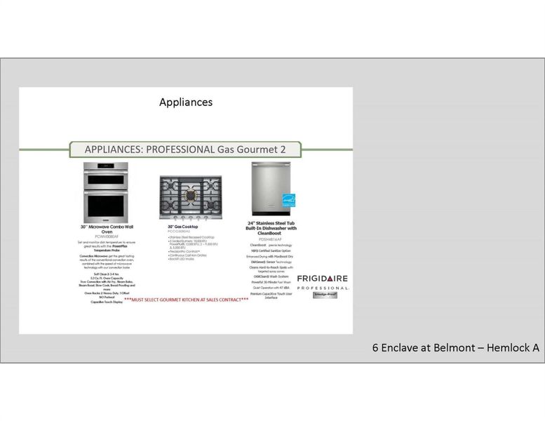 Sample of building materials used in homes in Enclave at Belmont, Belmont (Image 27).
