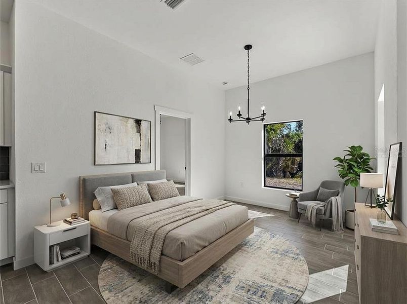 Furnished interior view inside a new home in , North Port (Image 11).