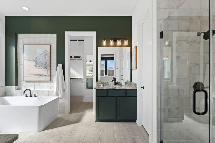 Furnished interior view inside a new home in Westland Ranch, League City (Image 10). Furnished interior view inside a new home in Westland Ranch, League City (Image 10).