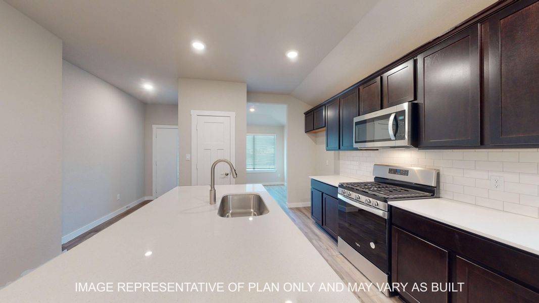 Furnished interior view inside a new home in Turnbo Ranch, Killeen (Image 6).
