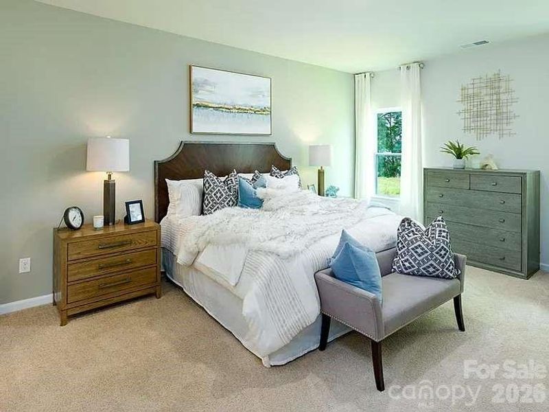 Furnished interior view inside a new home in Secrest Commons, Monroe (Image 17). Furnished interior view inside a new home in Secrest Commons, Monroe (Image 17).