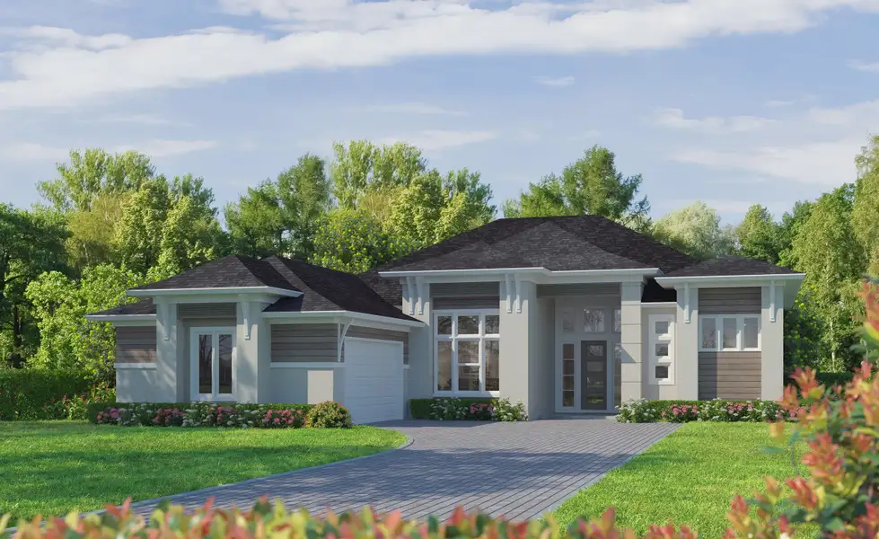 Representative exterior photo of a completed home built from the Ava by ICI Homes in Wellen Park, Venice, FL (Image 3).