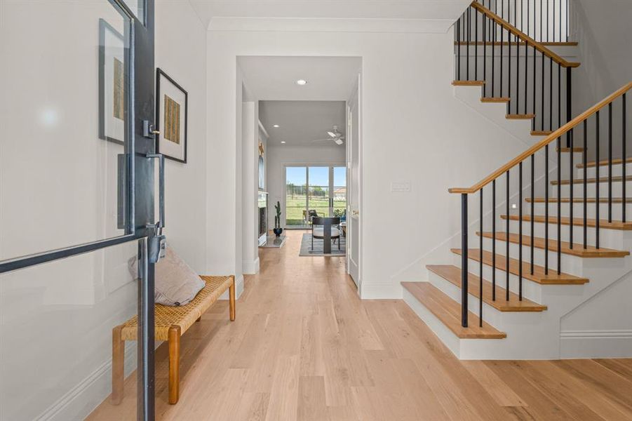 Furnished interior view inside a new home in , Fort Worth (Image 28).