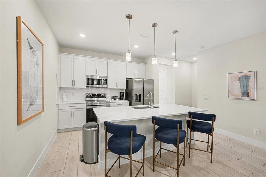 Furnished interior view inside a new home in , Reunion (Image 28).