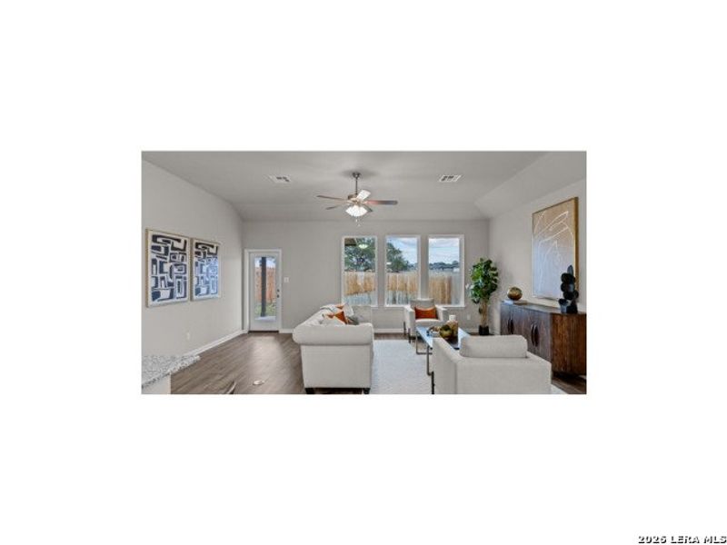 Furnished interior view inside a new home in Bricewood, San Antonio (Image 3).