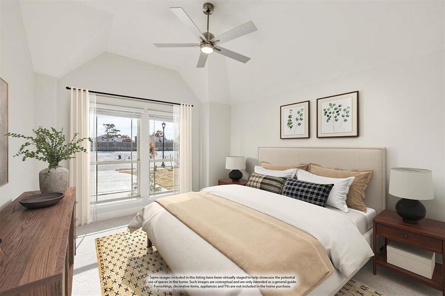 Furnished interior view inside a new home in Mockingbird Heights Classic 60, Midlothian (Image 14).