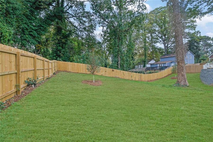 Exterior details and patio area of a home in , Atlanta (Image 28).