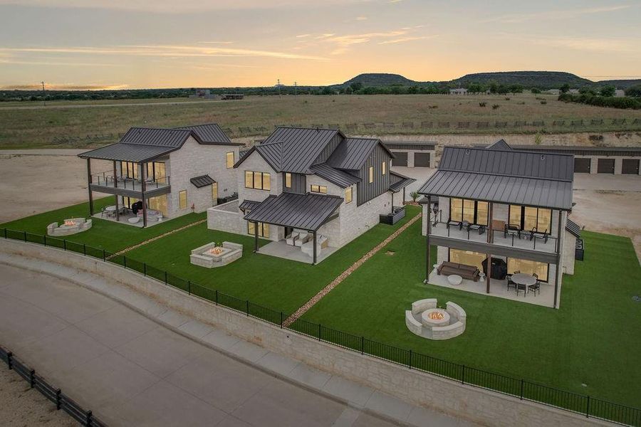 Front exterior of a new home in , Iredell, TX, highlighting curb appeal (Image 23). Front exterior of a new home in , Iredell, TX, highlighting curb appeal (Image 23).