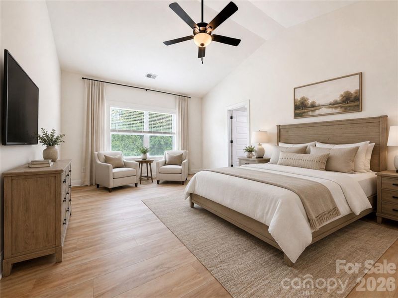 Furnished interior view inside a new home in , Charlotte (Image 5).