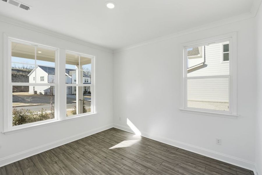 Representative unfurnished interior of a home built from the Kenwood by Taylor Morrison in Reserve at Hickory Walk, Kennesaw (Image 17). Representative unfurnished interior of a home built from the Kenwood by Taylor Morrison in Reserve at Hickory Walk, Kennesaw (Image 17).
