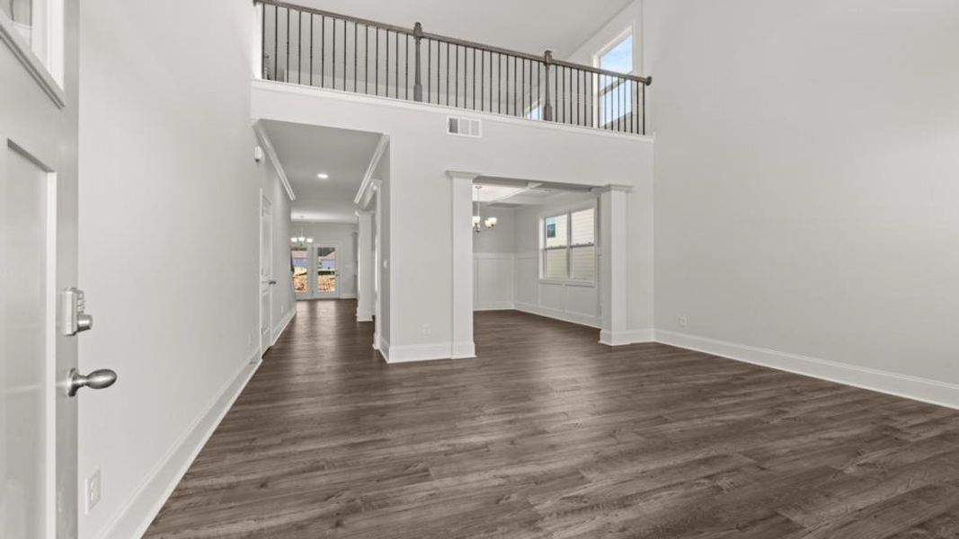 Spacious, unfurnished interior of a new home in Hamptons at Riverwood East, Dallas (Image 13).
