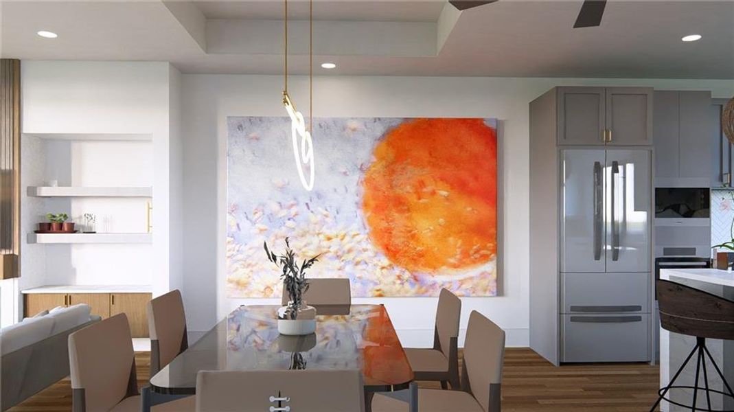 Furnished interior view inside a new home in , Duluth (Image 17).