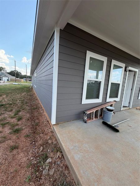 Exterior details and patio area of a home in , Conroe (Image 4).