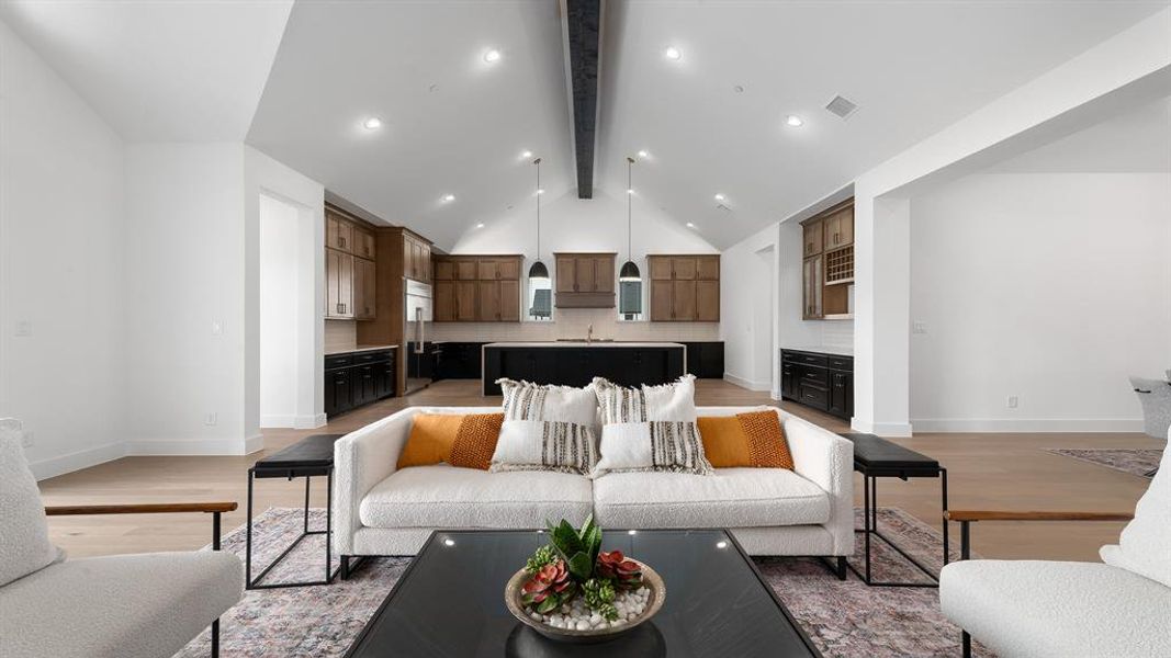 Furnished interior view inside a new home in Enchanted Creek, Lucas (Image 6).