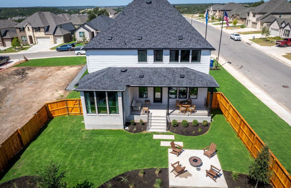 Representative exterior details of a home built from the Garwood by Pulte Homes in Crescent Bluff, Georgetown (Image 40). Representative exterior details of a home built from the Garwood by Pulte Homes in Crescent Bluff, Georgetown (Image 40).