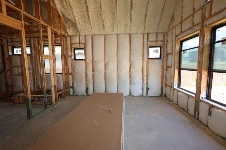 In-progress construction of a new home in Harvest Green - Parkview Collection, Richmond, TX (Image 7). In-progress construction of a new home in Harvest Green - Parkview Collection, Richmond, TX (Image 7).