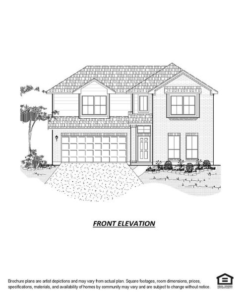 Exterior rendering of this home design in Rollingbrook Estates, Baytown, TX (Image 5). Exterior rendering of this home design in Rollingbrook Estates, Baytown, TX (Image 5).