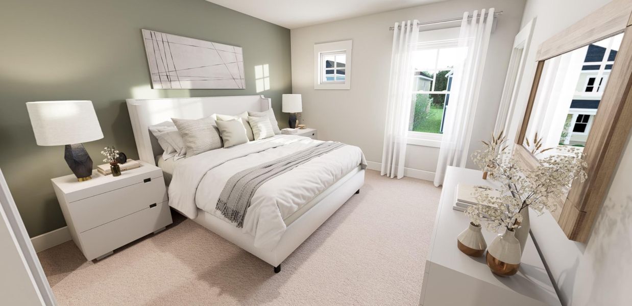 Representative furnished interior of a home built from the Stars Above You by Garman Homes in Ponder, Wendell (Image 5).
