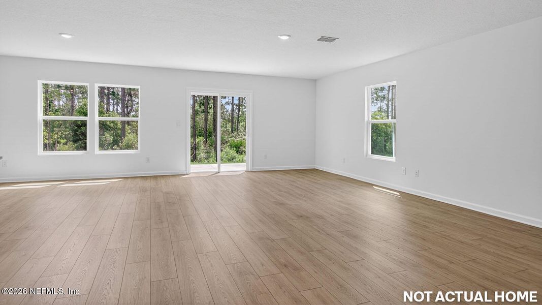 Spacious, unfurnished interior of a new home in The Arbors, Jacksonville (Image 14).