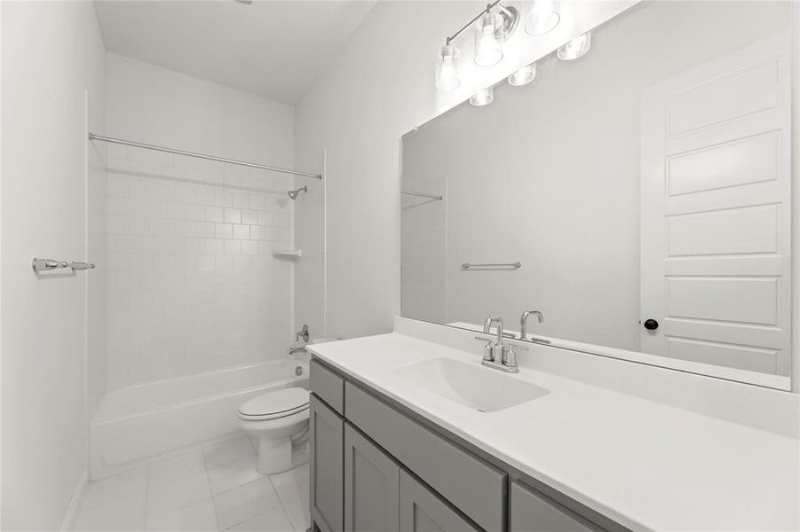 Furnished interior view inside a new home in Chelsea Commons, Allen (Image 10).