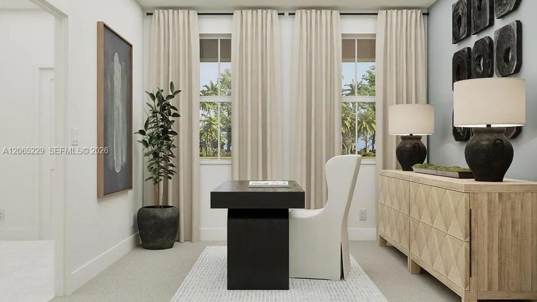 Furnished interior view inside a new home in Sunstone, Homestead (Image 6).