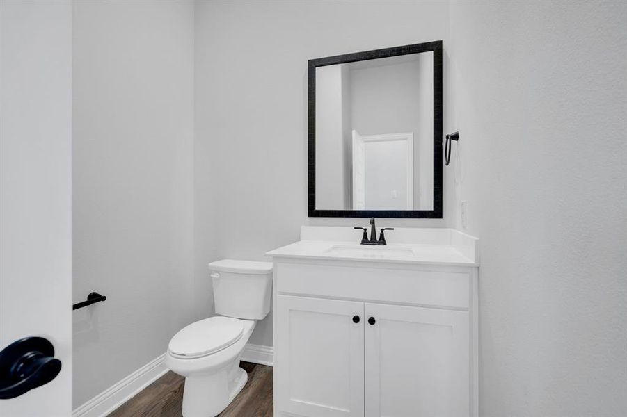 Half bath for guests