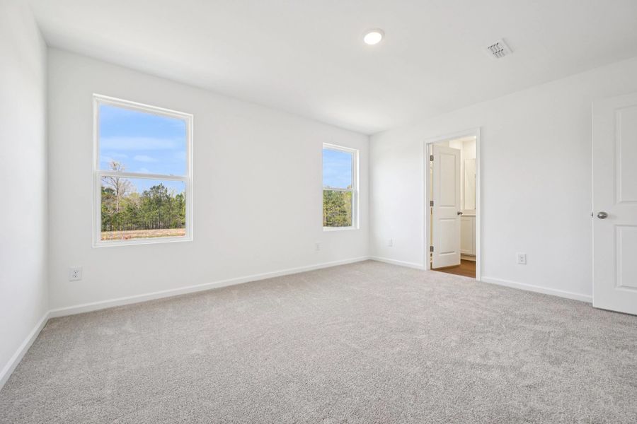 Spacious, unfurnished interior of a new home in Towns at The Point, Rolesville (Image 29).