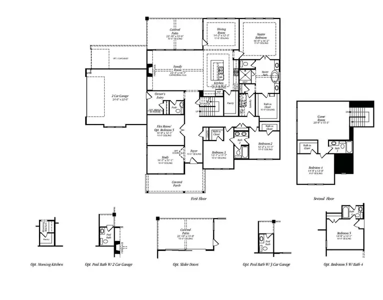 2D floor plan layout for the 3693 by Gracepoint Homes in Kellar Farms, Smithville, TX (Image 3). 2D floor plan layout for the 3693 by Gracepoint Homes in Kellar Farms, Smithville, TX (Image 3).