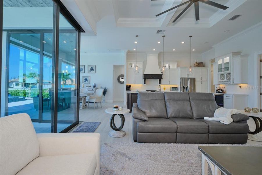 Furnished interior view inside a new home in , Cape Coral (Image 11).