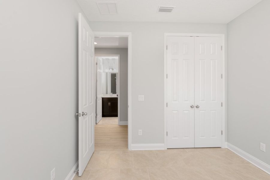 Representative unfurnished interior of a home built from the Boca by Riverside Homes in Mariposa at EverRange, Jacksonville (Image 30).