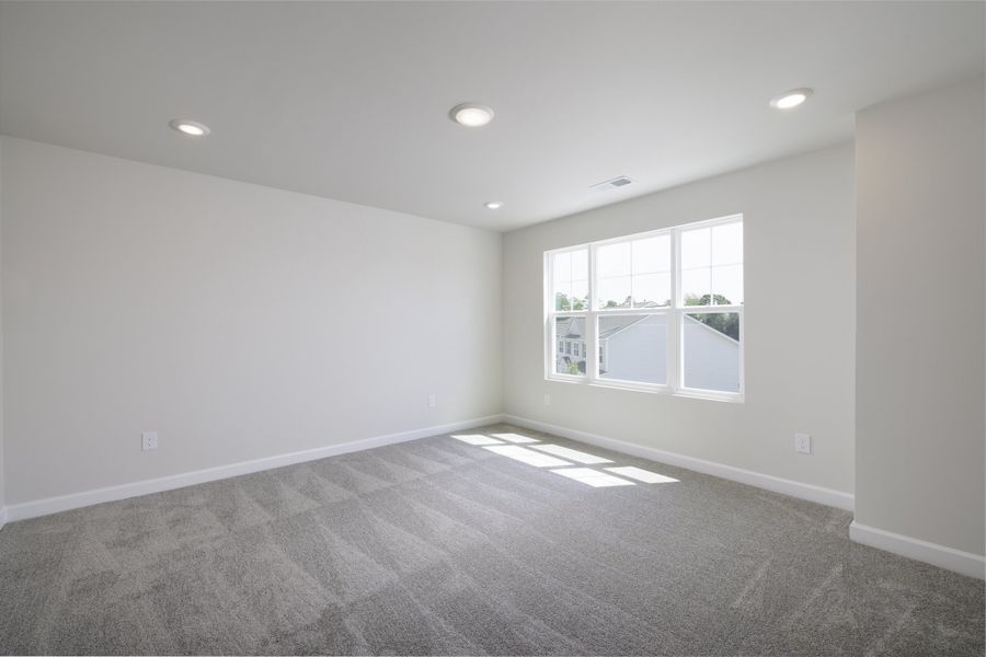 Representative unfurnished interior of a home built from the The Beckett by Cothran Homes in Holly View, Greenville (Image 56). Representative unfurnished interior of a home built from the The Beckett by Cothran Homes in Holly View, Greenville (Image 56).