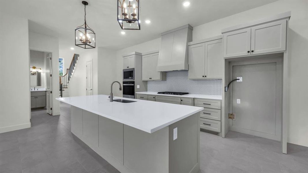 Furnished interior view inside a new home in , Aledo (Image 9).