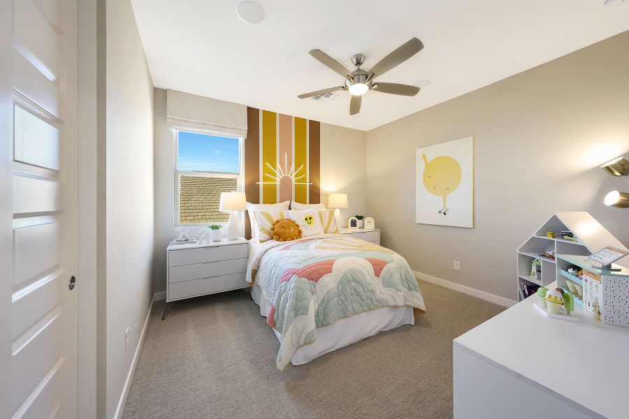 Representative furnished interior of a home built from the Lagoon by Mattamy Homes in Tierra Vistoso, Surprise (Image 42).