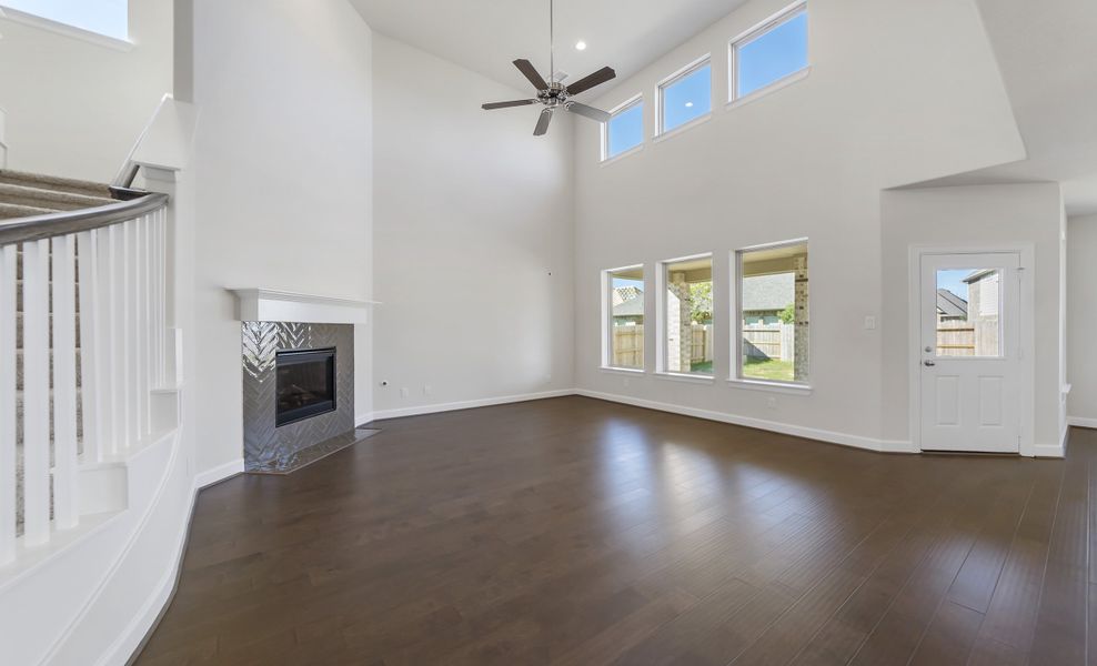 Two-story great room