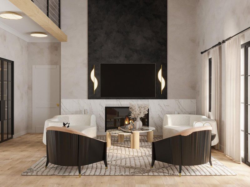 Furnished interior view inside a new home in , Mount Pleasant (Image 30). Furnished interior view inside a new home in , Mount Pleasant (Image 30).