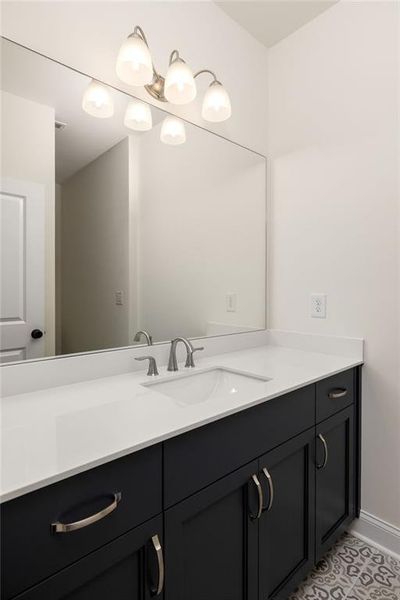 Furnished interior view inside a new home in Evanshire Single Family, Duluth (Image 5). Furnished interior view inside a new home in Evanshire Single Family, Duluth (Image 5).