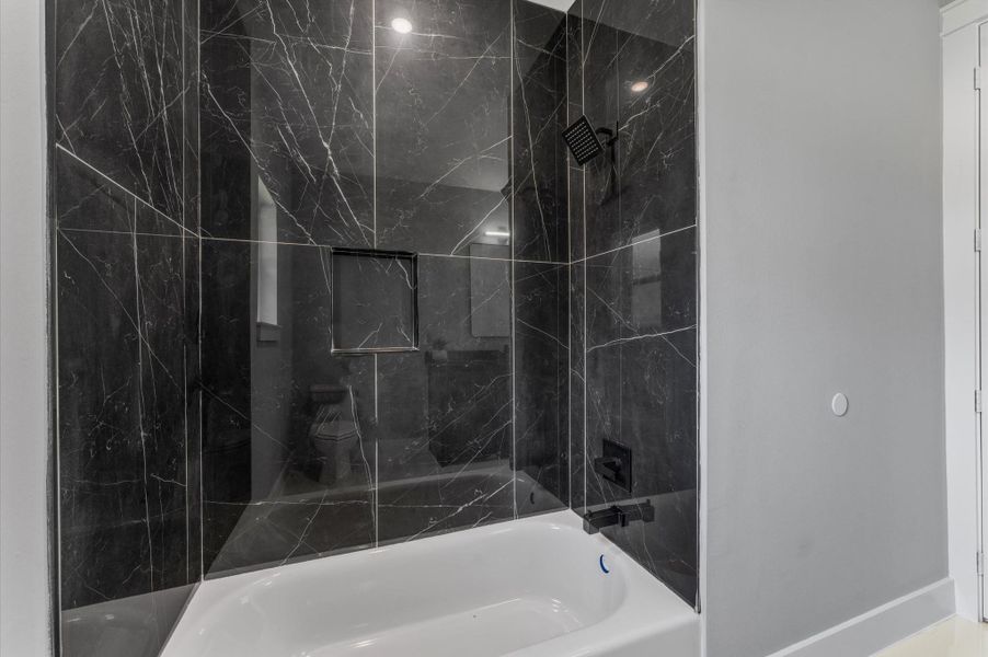 Furnished interior view inside a new home in , Houston (Image 10).