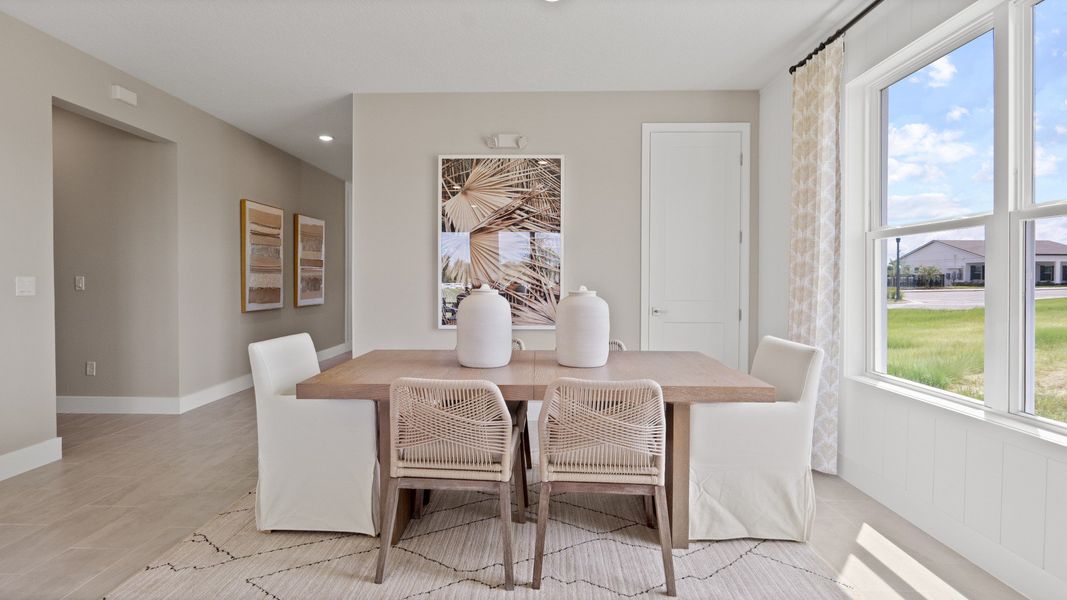 Representative furnished interior of a home built from the Sweetgum by DRB Homes in Lakeside at Satilla, St. Cloud (Image 30).