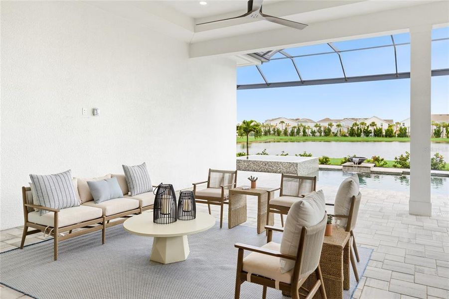 Exterior details and patio area of a home in , Sarasota (Image 4).