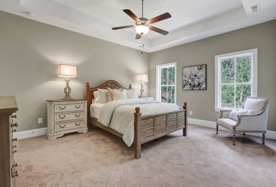 Representative furnished interior of a home built from the Sinclair by Bill Clark Homes in Osprey Landing, Southport (Image 15).