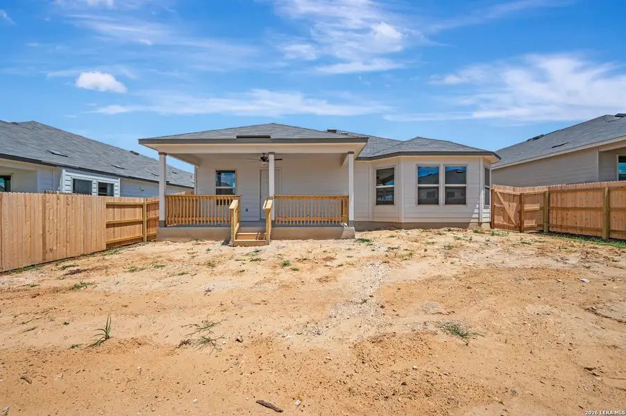 Exterior details and patio area of a home in Greenspoint Heights, Seguin (Image 17).