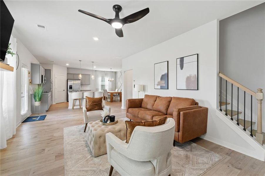Furnished interior view inside a new home in Southern Hills, McDonough (Image 13).